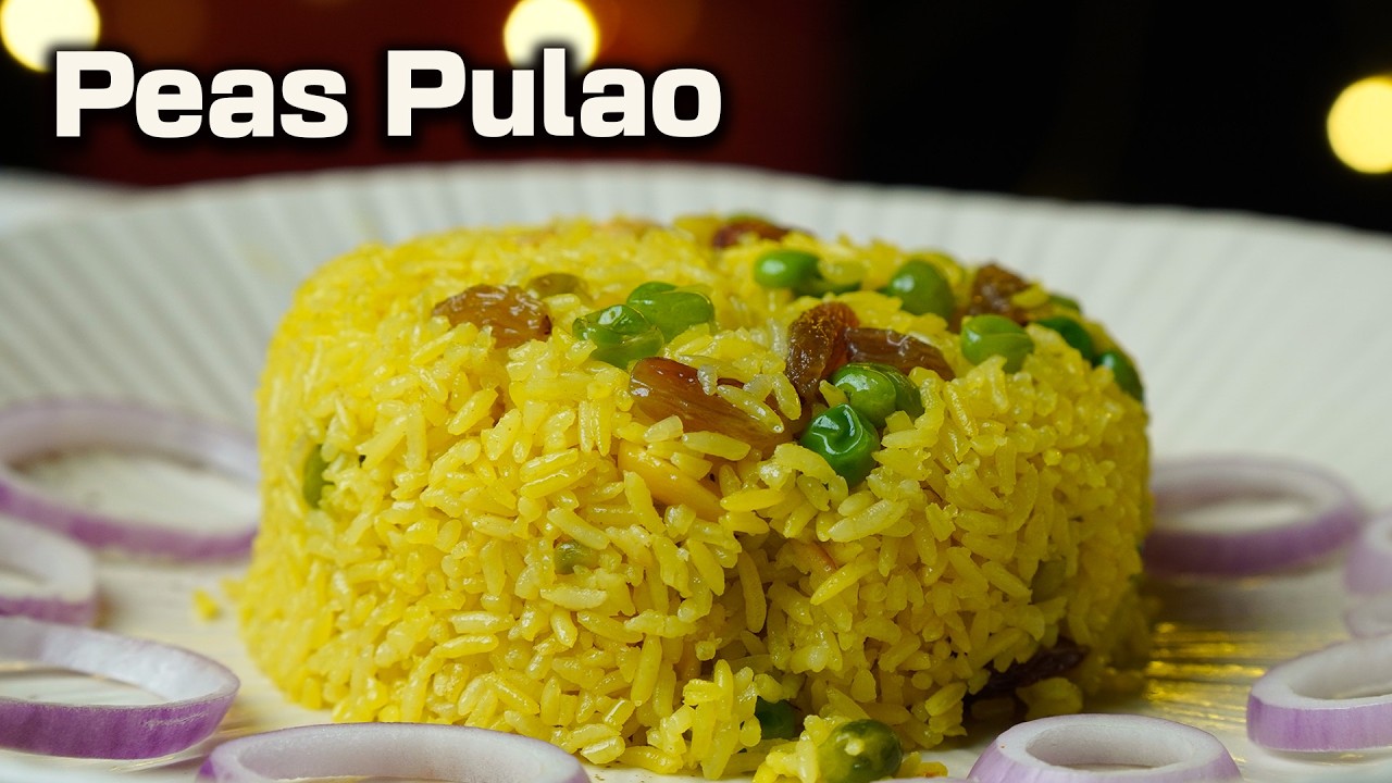 Peas Pulao Recipe | Matar Pulao Recipe | Masala Shots