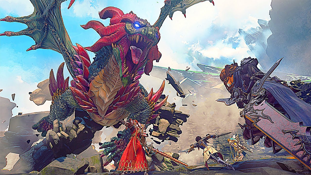 Granblue Fantasy Relink Dragon Boss Fight NEW Gameplay