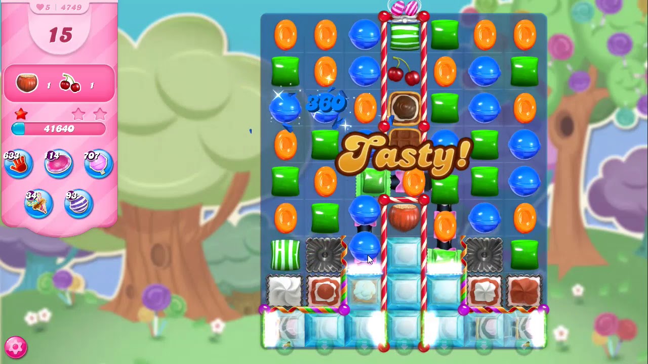 Candy Crush Saga Level 4749 NO BOOSTERS