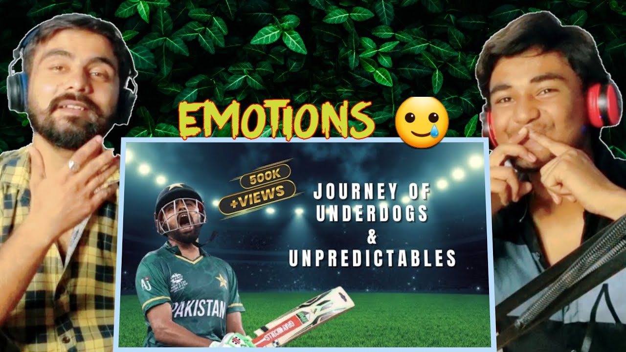 Indian Reaction To TRIBUTE VIDEO FOR PAKISTAN CRICKET TEAM | Journey Of Underdogs And Unpredictable