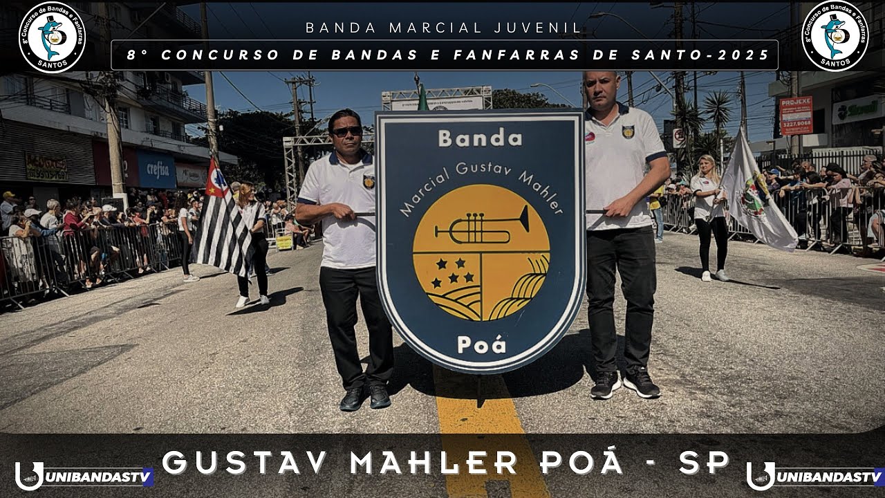 Banda Marcial de PO&Aacute; SP | 8 Concurso de Bandas de Santos 2025 (Completo)