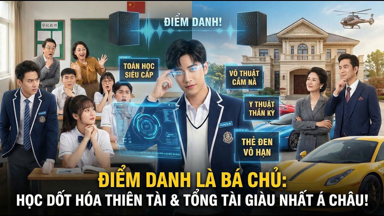 Chàng trai kích hoạt hệ thống toàn năng, từ học sinh nghèo hóa thân thành con trai tỷ phú.
