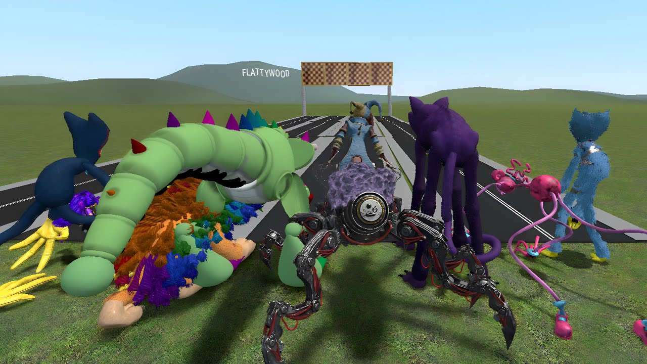 Who is the FASTEST Poppy Playtime 1,2,3,4,5 Monster? | MOD