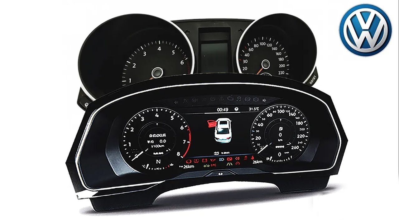 Volkswagen Golf MK6 2010-2012 Digital Speed Cluster Upgrade