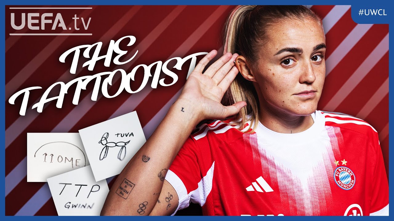 Georgia Stanway Tattoos Her Bayern München Team-Mates! 😱