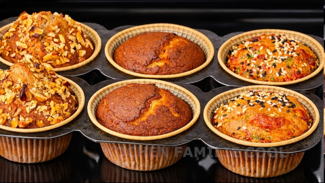 If You Have ALMOND FLOUR and EGGS – Make These 3 EASY KETO Muffins!