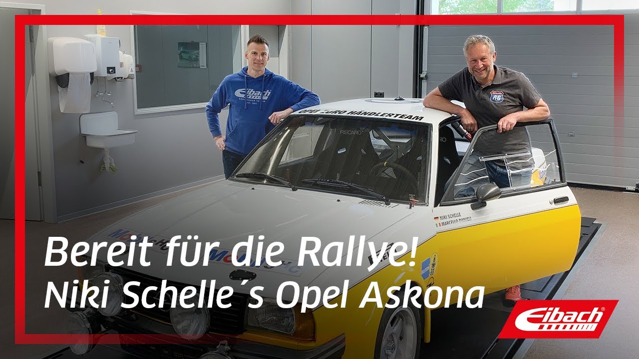 Opel Ascona Ники Шелле | Пружины Eibach для раллийных соревнований
