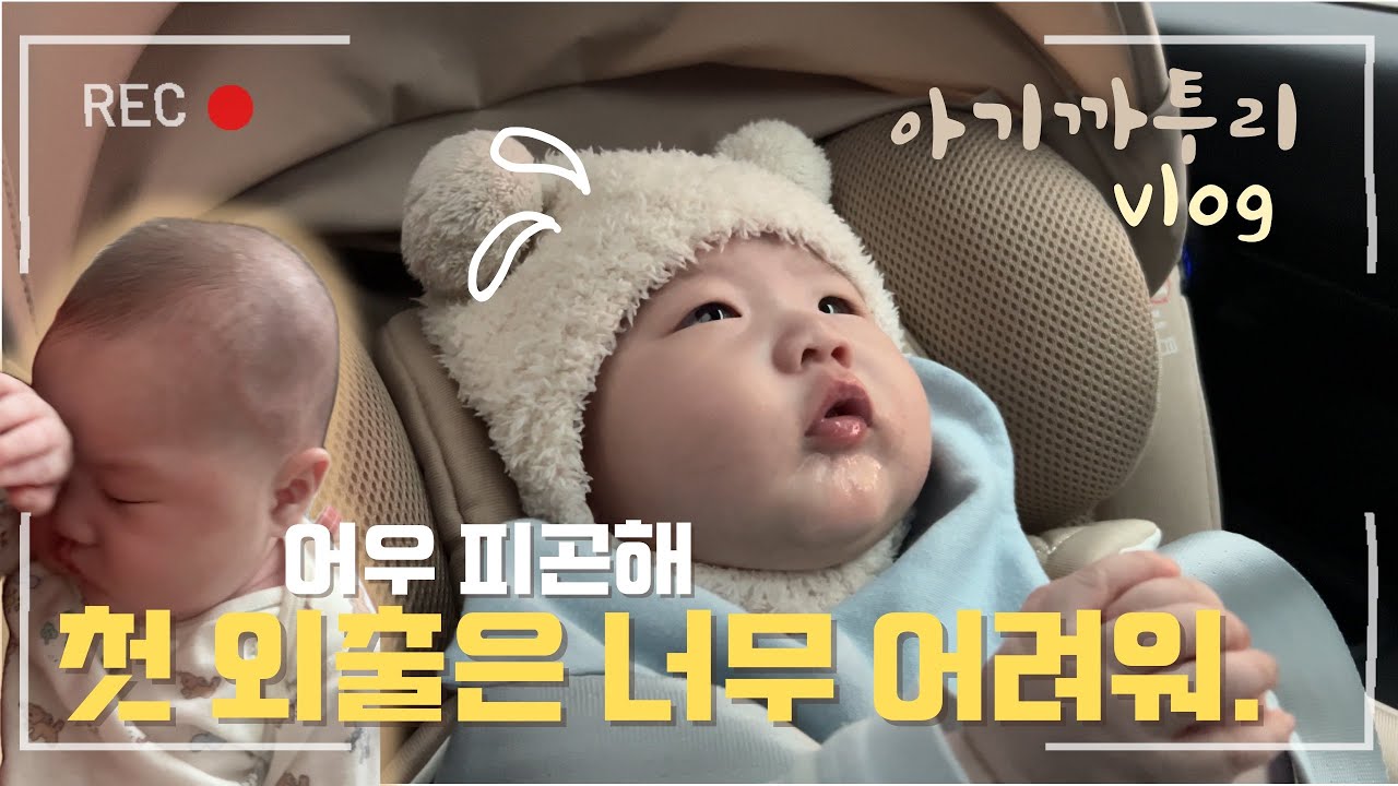 [VLOG] ep.5 첫 외출은 너무 어려워🎵🎶 | 아기의 첫 외출, 트레이더스, 장보기, 원더윅스