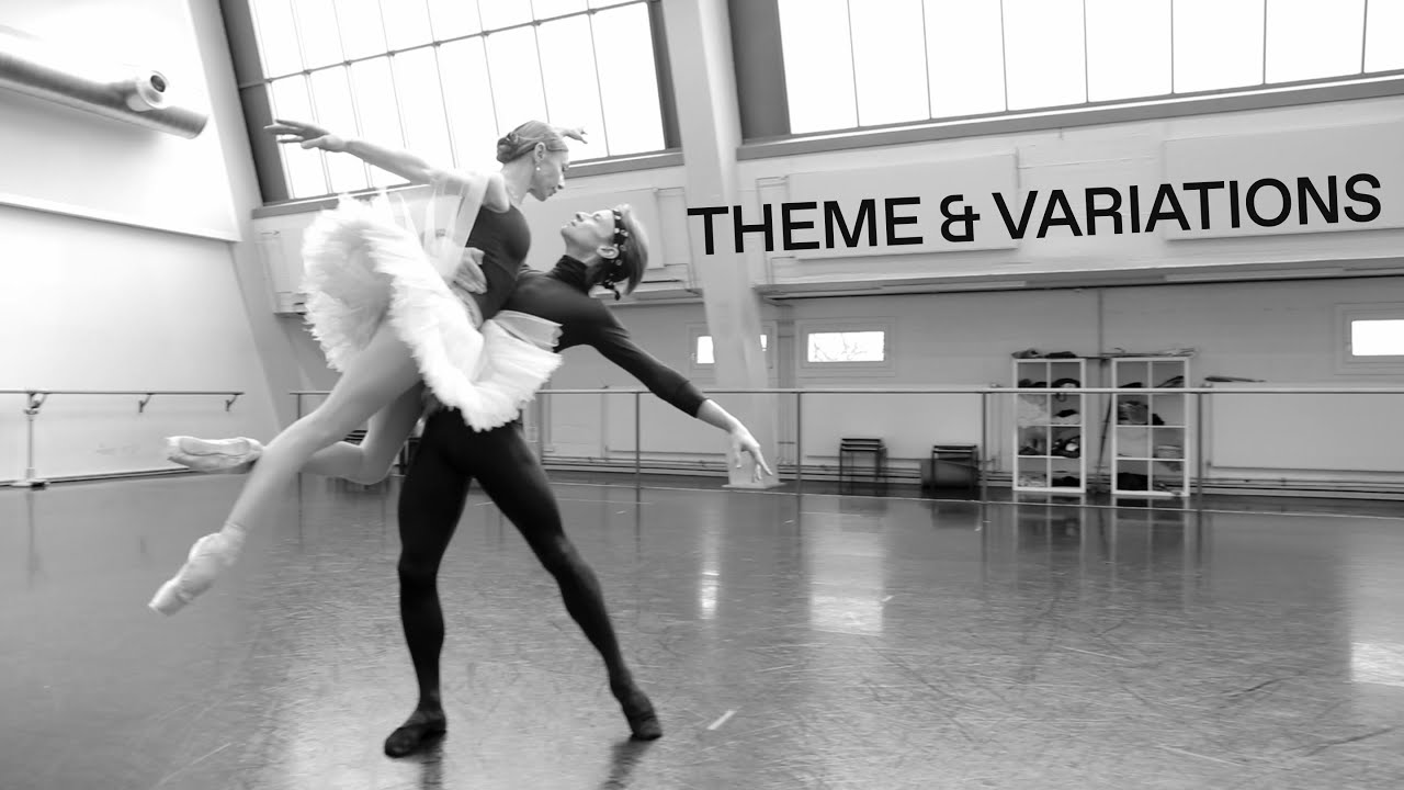 Iana Salenko & Daniil Simkin in Theme & Variations rehearsal