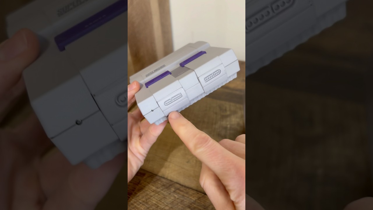 Классический дизайн Super Nintendo