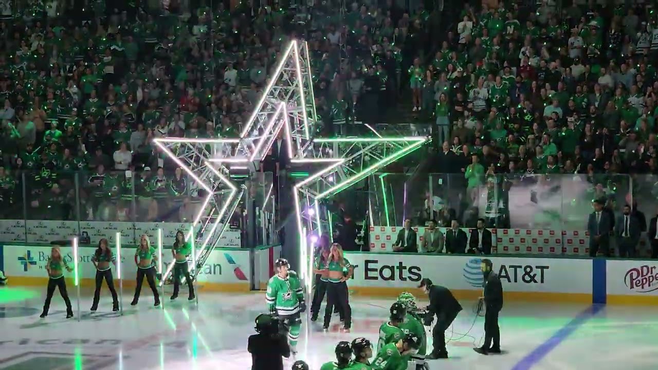 2025-2026 Dallas Stars Roster Introduction. Home Opener 10/14/2025