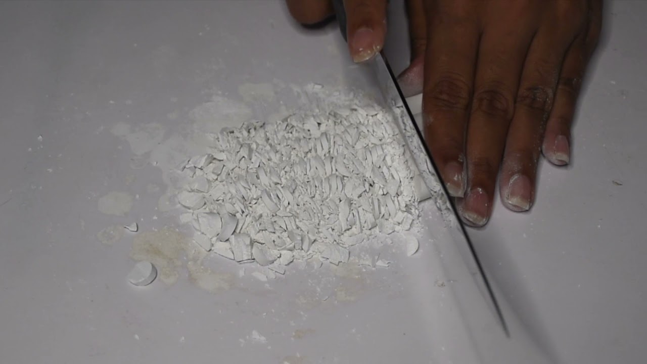 [ASMR] CHALK CUTTING WHITE CHALK SLEEP AID ASMR