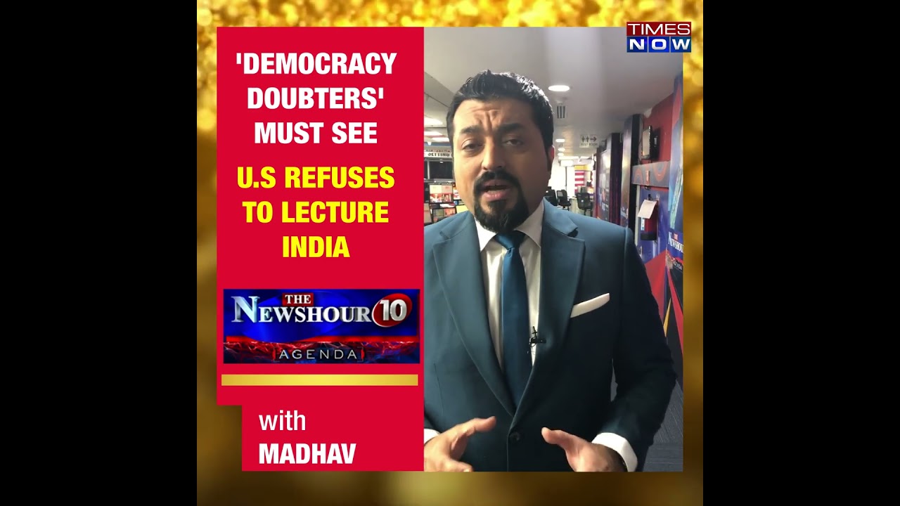 'Democracy Doubters' Must See | US Refuses To Lecture India | NewsHour Debate