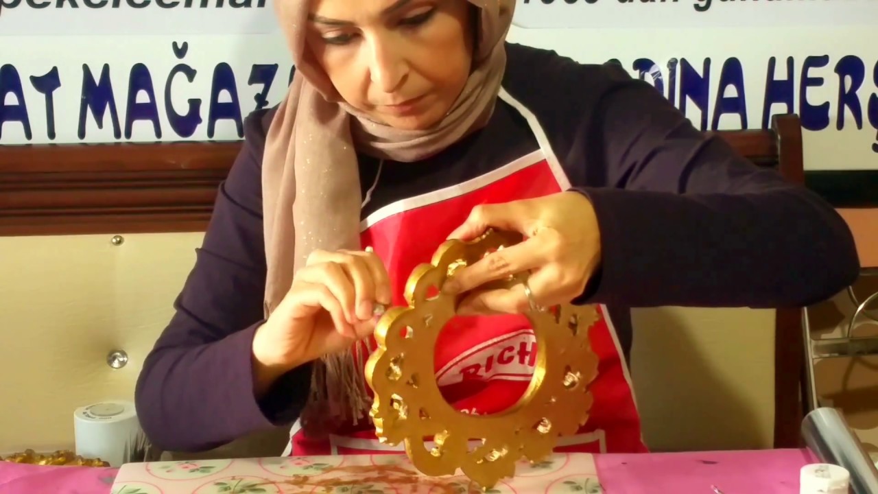 Yeni Başlayanlar İçin Dekoratif Boyama Ders 1: Polyester Çerçeve Boyama