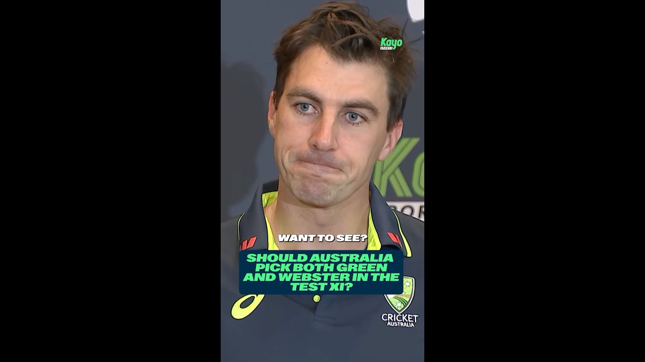 Could we see Green and Webster in the same Ashes XI? 🤔