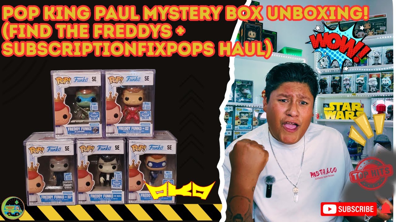 Pop King Paul Mystery Box UNBOXING! (Find the Freddys + 