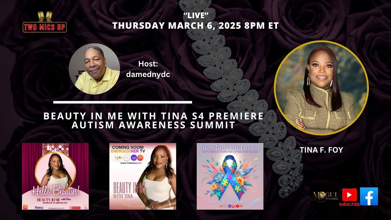 🚨 Breaking: Beauty Guru Tina F. Foy Joins Two Mics Up! 🌟