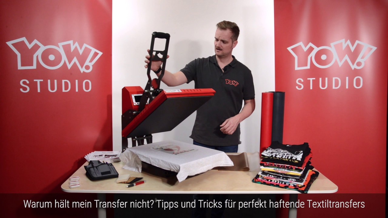 Warum hält mein Transfer nicht? Tipps und Tricks für perfekt haftende Textiltransfers