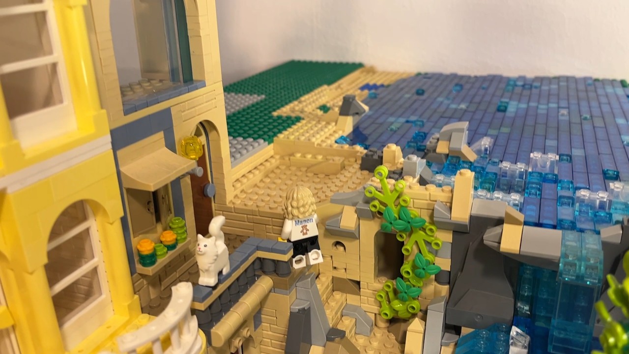 Expanding the Lego city & waterfall! adding a country side!