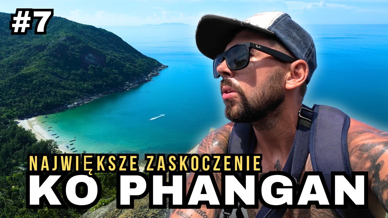 Na krawędzi klifu, niesamowita zatoka Koh Phangan