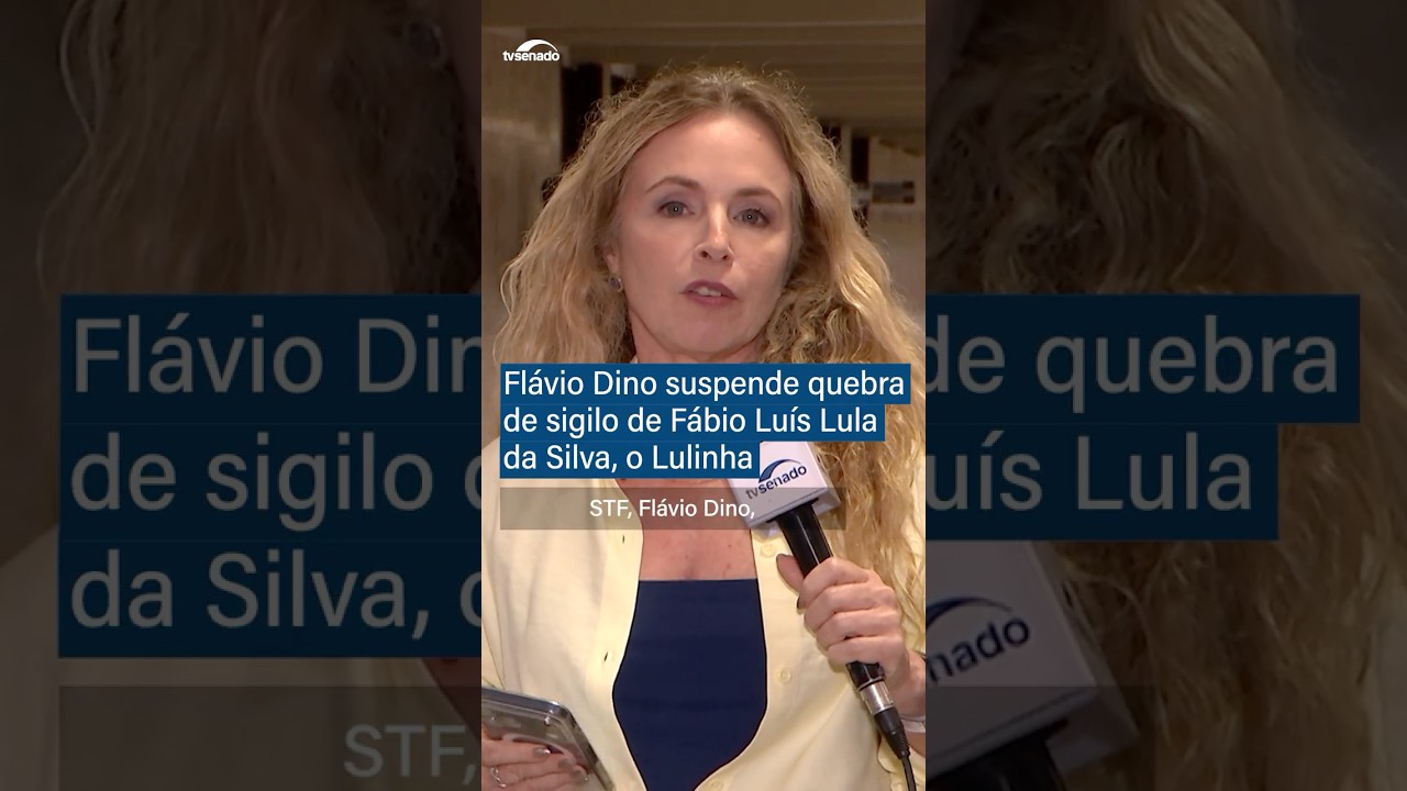 Fl&aacute;vio Dino suspende quebra de sigilo de F&aacute;bio Lu&iacute;s Lula da Silva, o Lulinha #Shorts