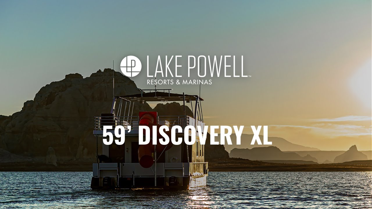 Видео работы плавучего дома Discovery XL длиной 59 футов | Озеро Пауэлл