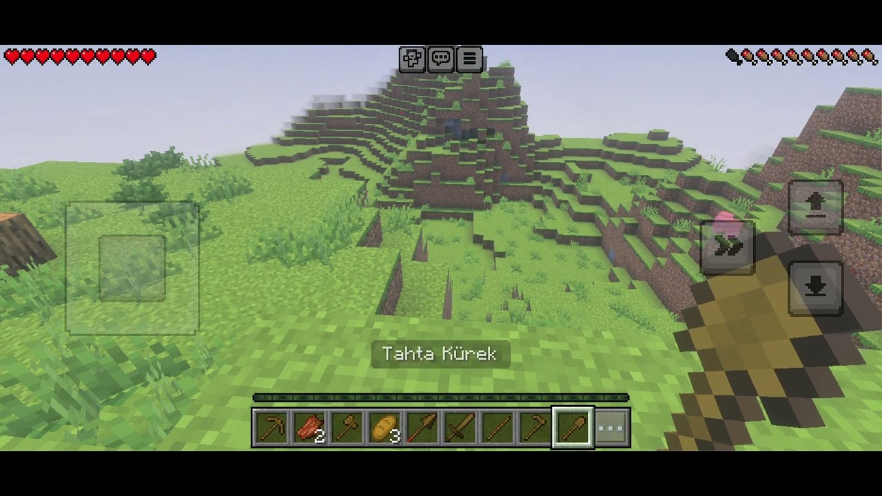 Minecraft oynuyorum ama çok güzel 