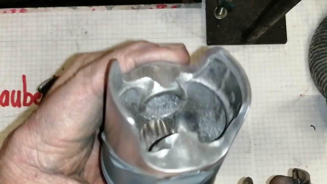 Tuning!Kolben bearbeiten!Für mehr Leistung!Leicht gemacht!Teil 2