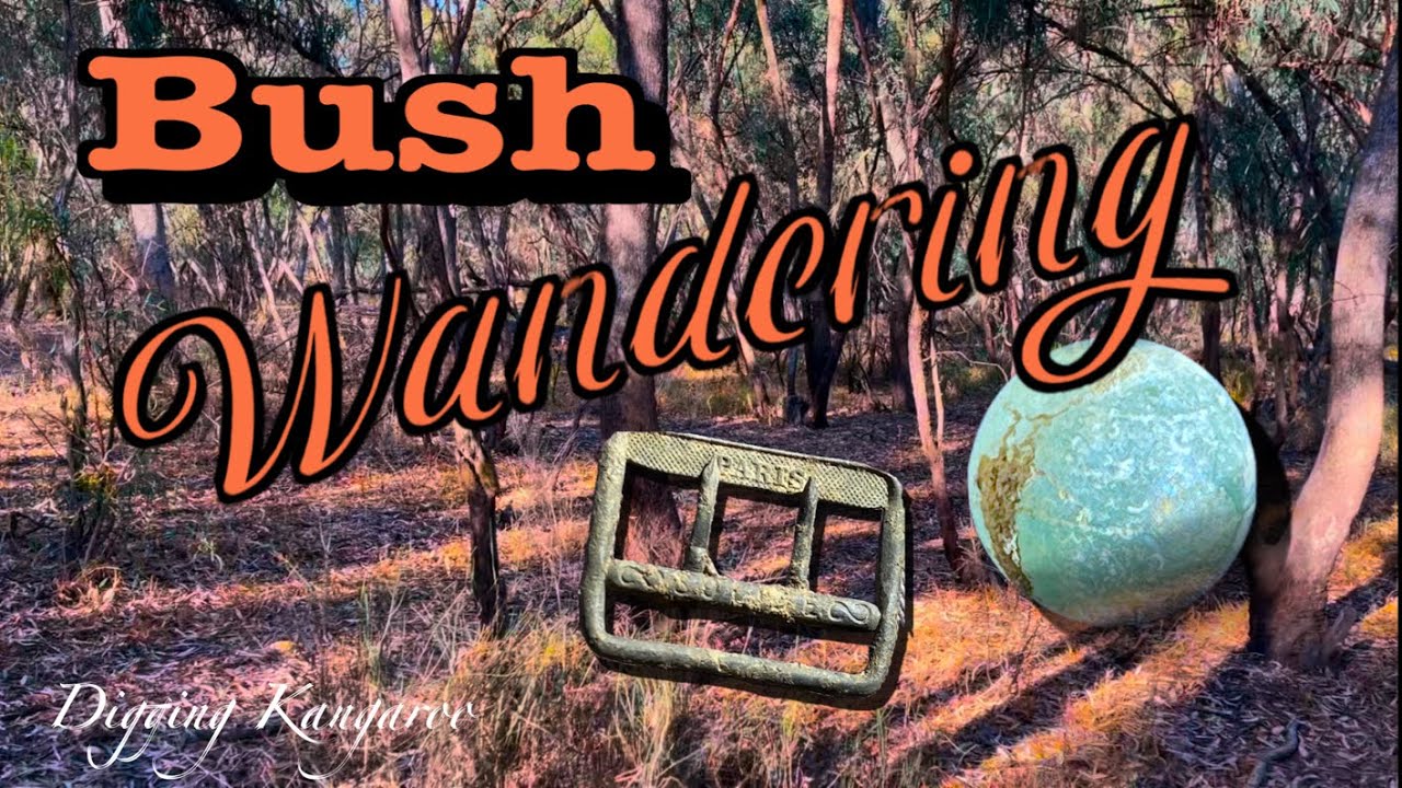 Metal detecting,Australia Bushland