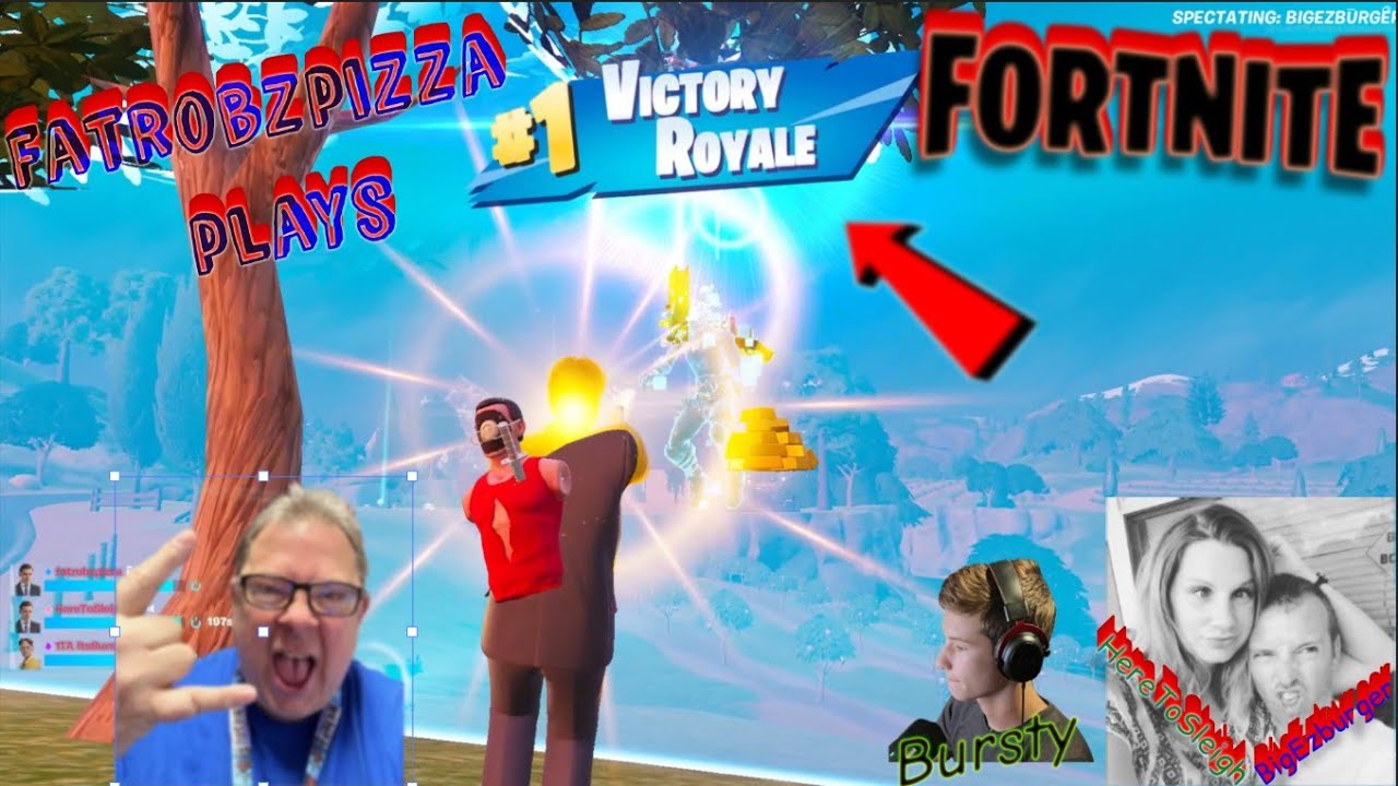 Southpark Squad Victory Fortnite fatrobzpizzza heretosleigh bigEzburger bursty