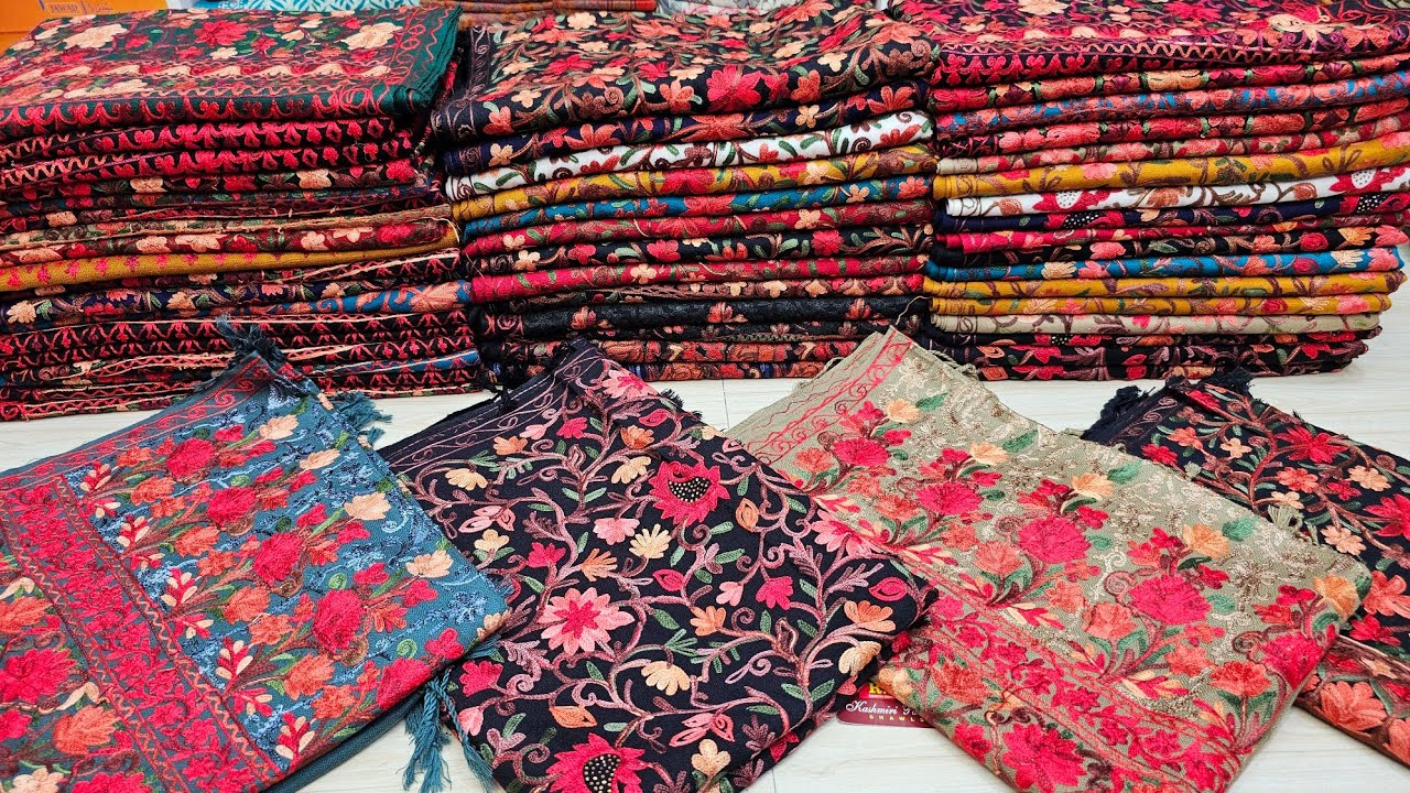 রেকর্ড করা প্রাইজে original kashmiri shawls/অরিজিনাল কাশ্মীরী শাল কালেকশন/Pashmina/kaani/wholesale