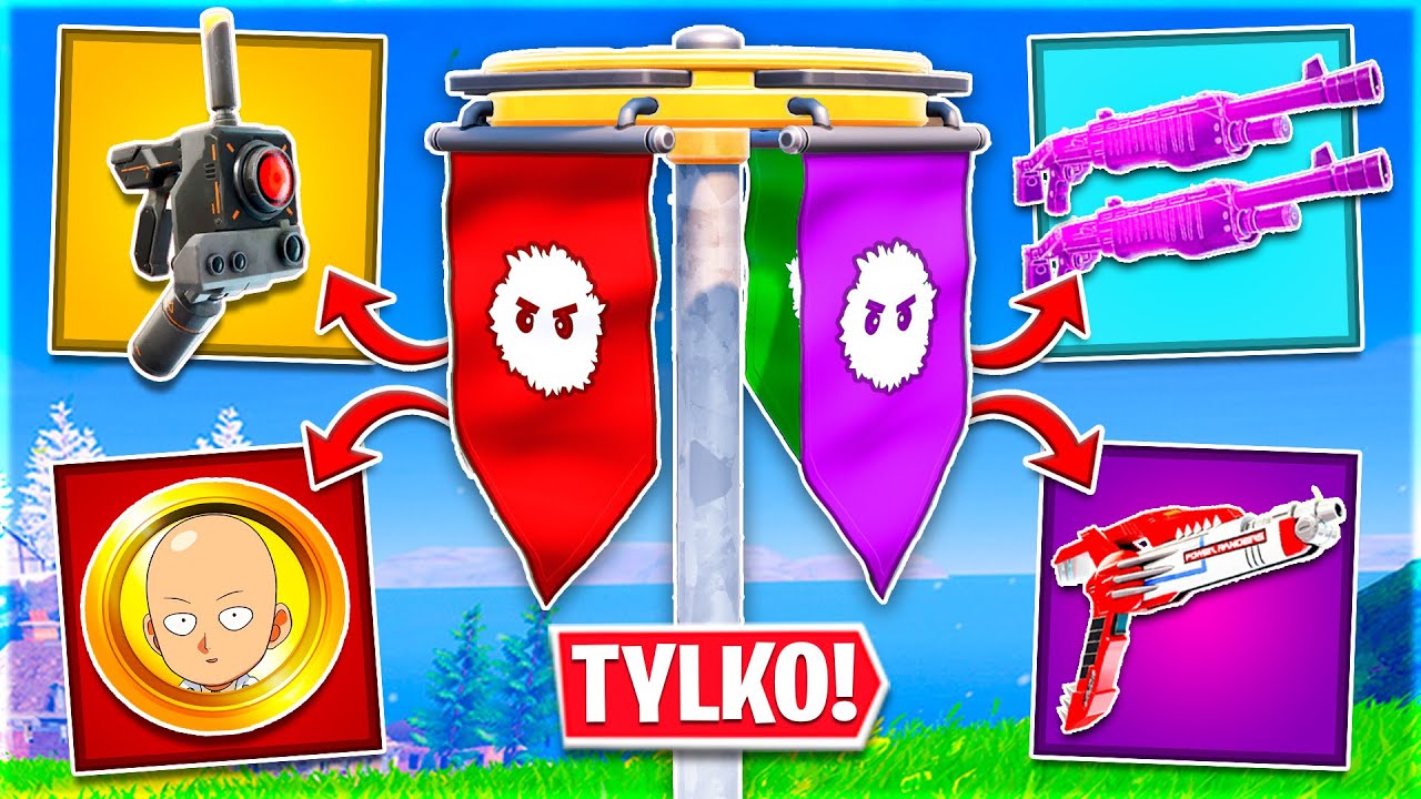 LOOT TYLKO Z FLAGI CHALLENGE w Fortnite