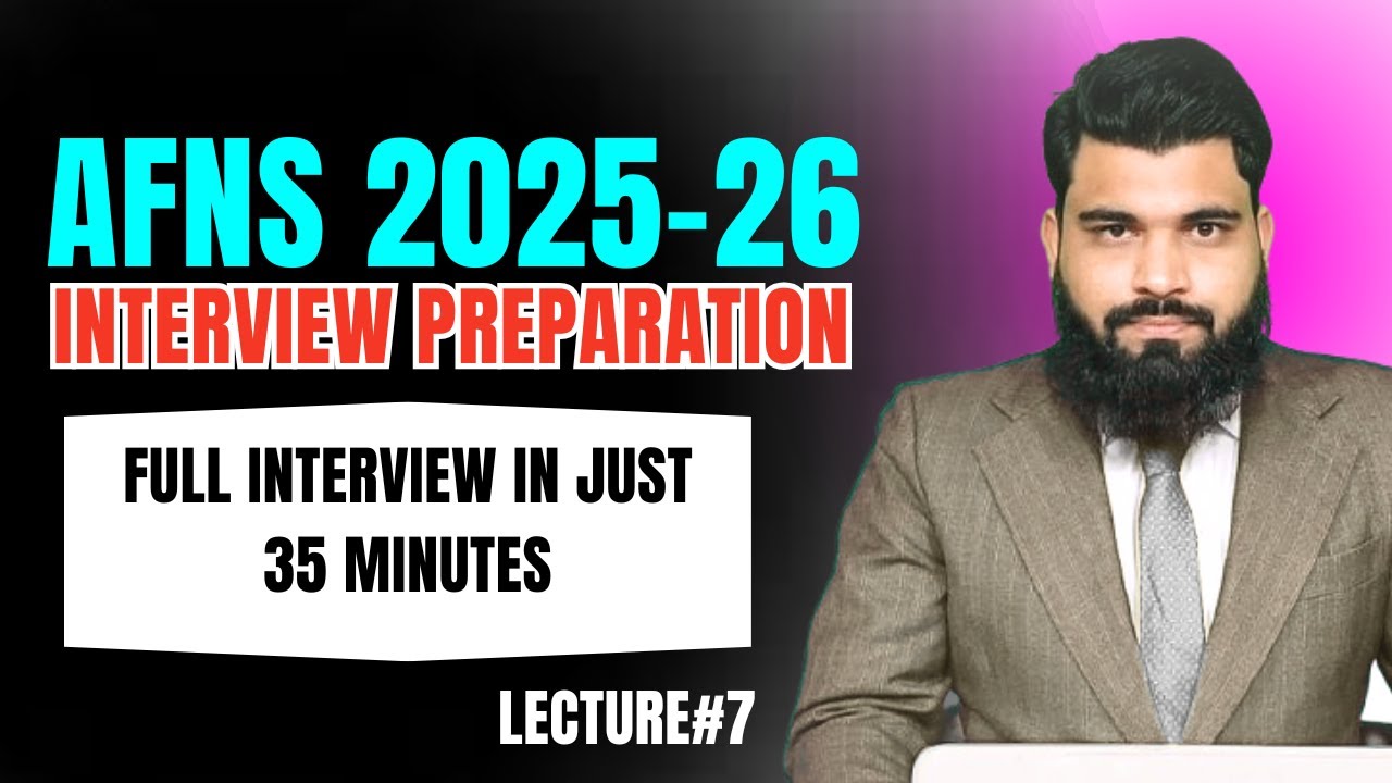 AFNS Interview Mostly Asked Questions by Girls | AFNS Full Interview Format Official 