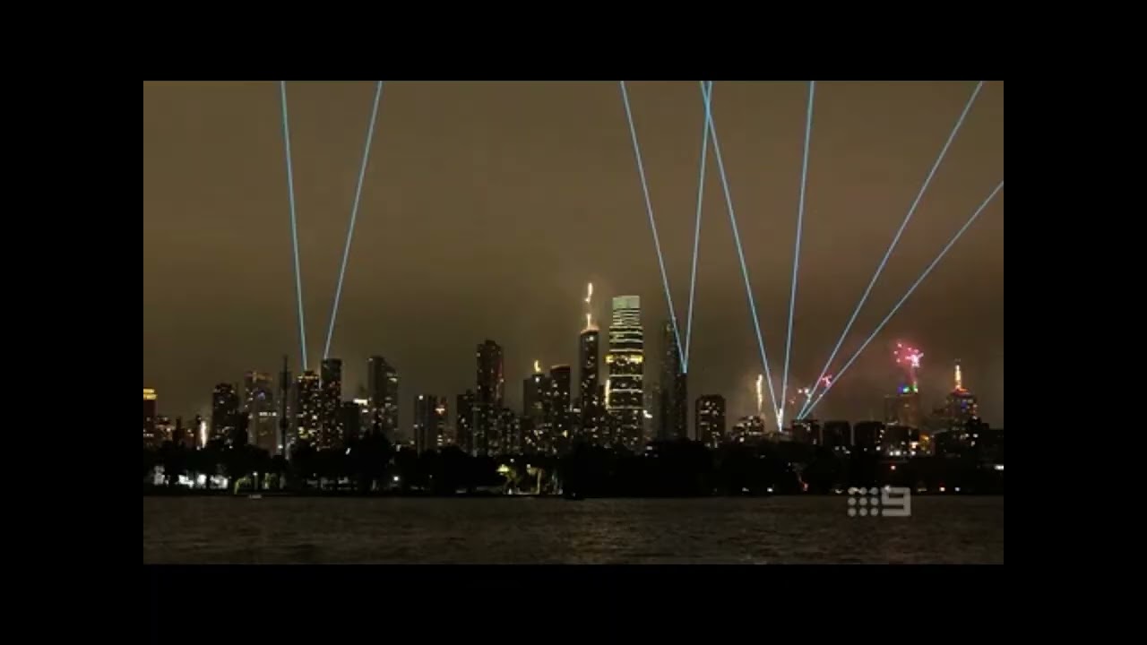 Melbourne Fireworks Display Happy New Year 2026