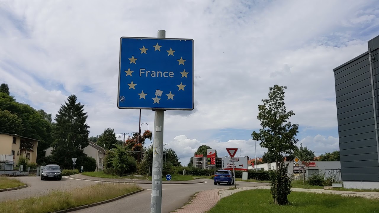 Grenze Deutschland - Frankreich