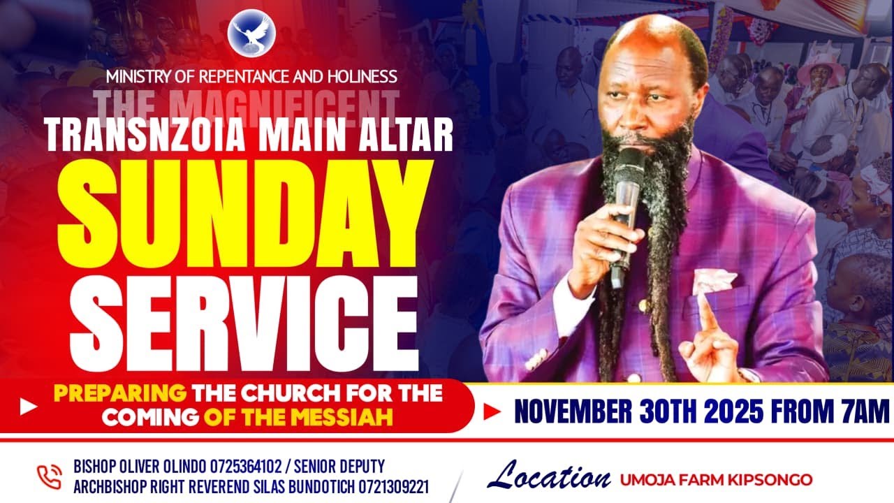 THE MAGNIFICENT TRANSNZOIA MAIN ALTAR II SUNDAY SERVICE II 30TH NOV 2025