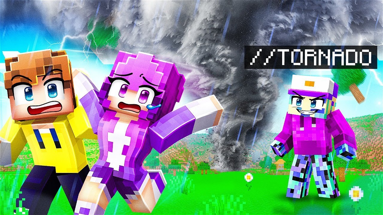 Троллинг моего друга с помощью СТИХИЙНЫХ БЕДСТВИЙ в Minecraft…