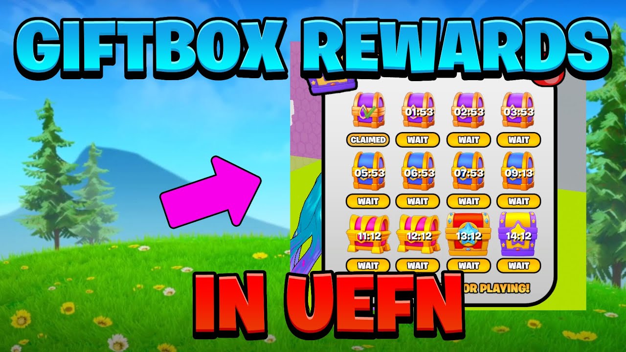GIFTBOX WITH REWARDS IN FORTNITE CREATIVE (UEFN)