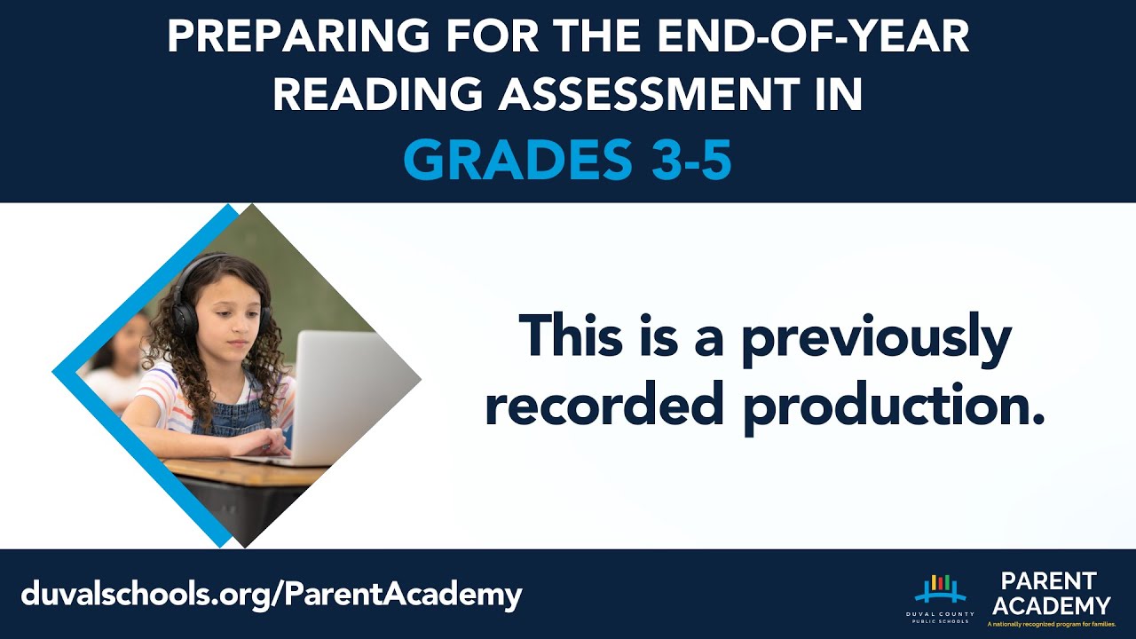 Preparing for the End-of-Year Reading Assessment in Grades 3-5