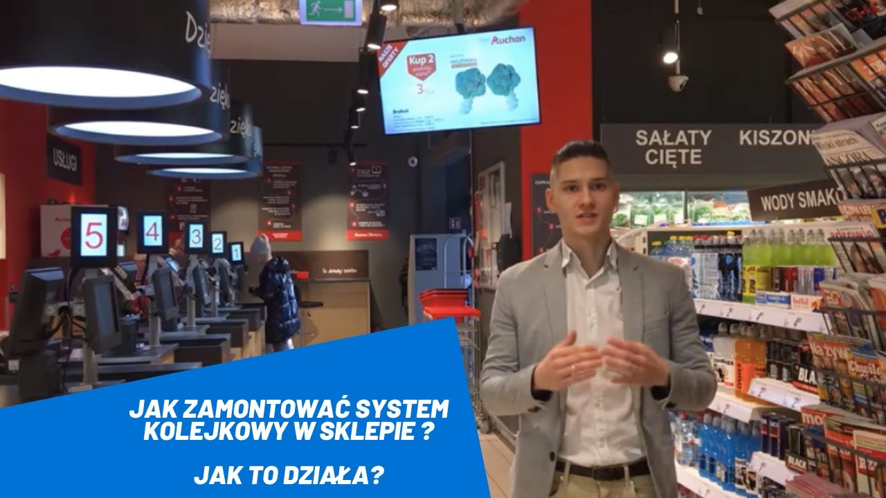 Jak zmniejszyć kolejki w sklepie na przykładzie Systemu kolejkowego w supermarkecie Auchan