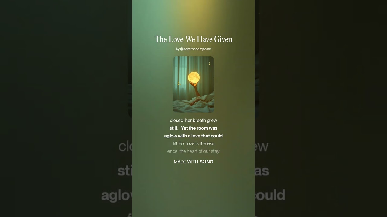 The Love We Have Given