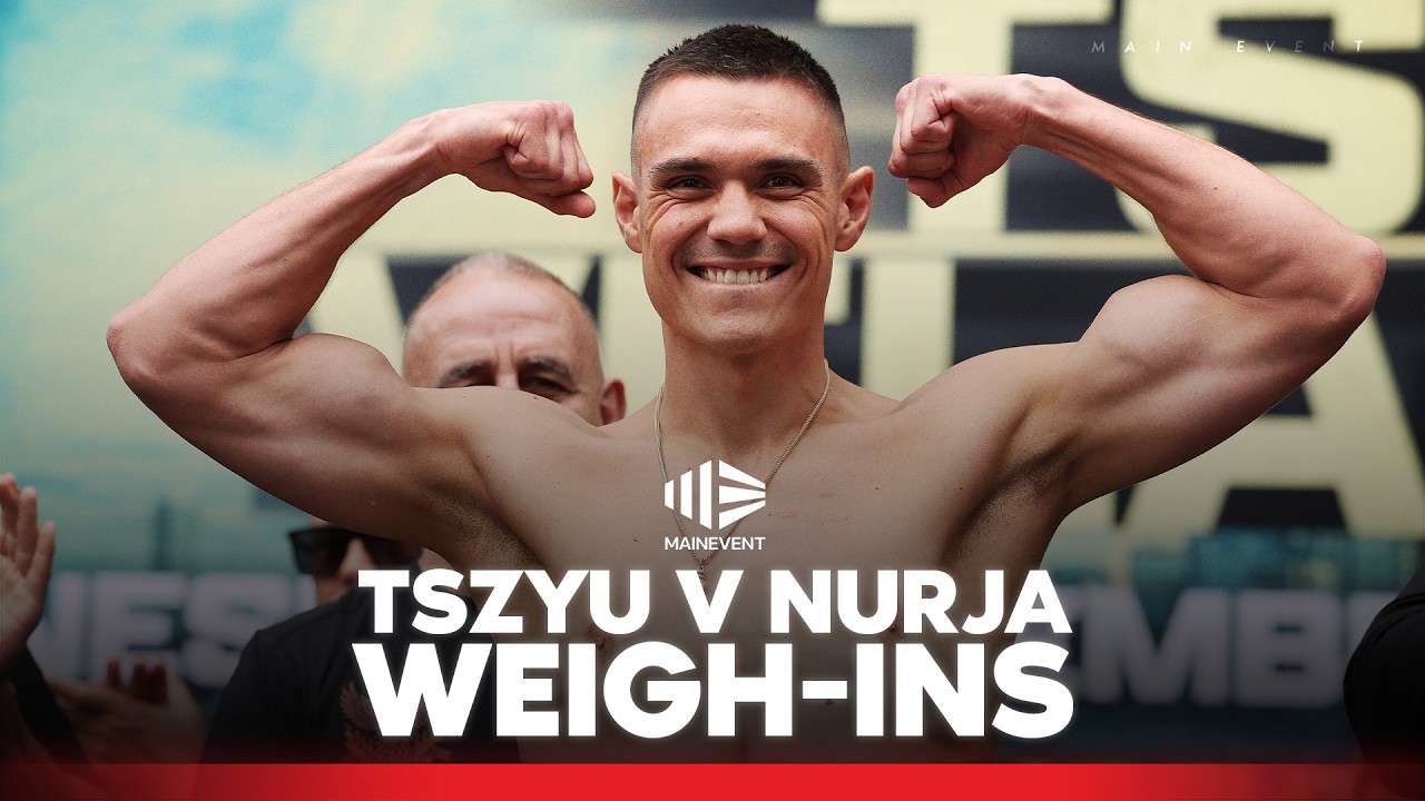 LIVE: Tim Tszyu v Denis Nurja Weigh-ins 🥊 | Main Event | Fox Sports