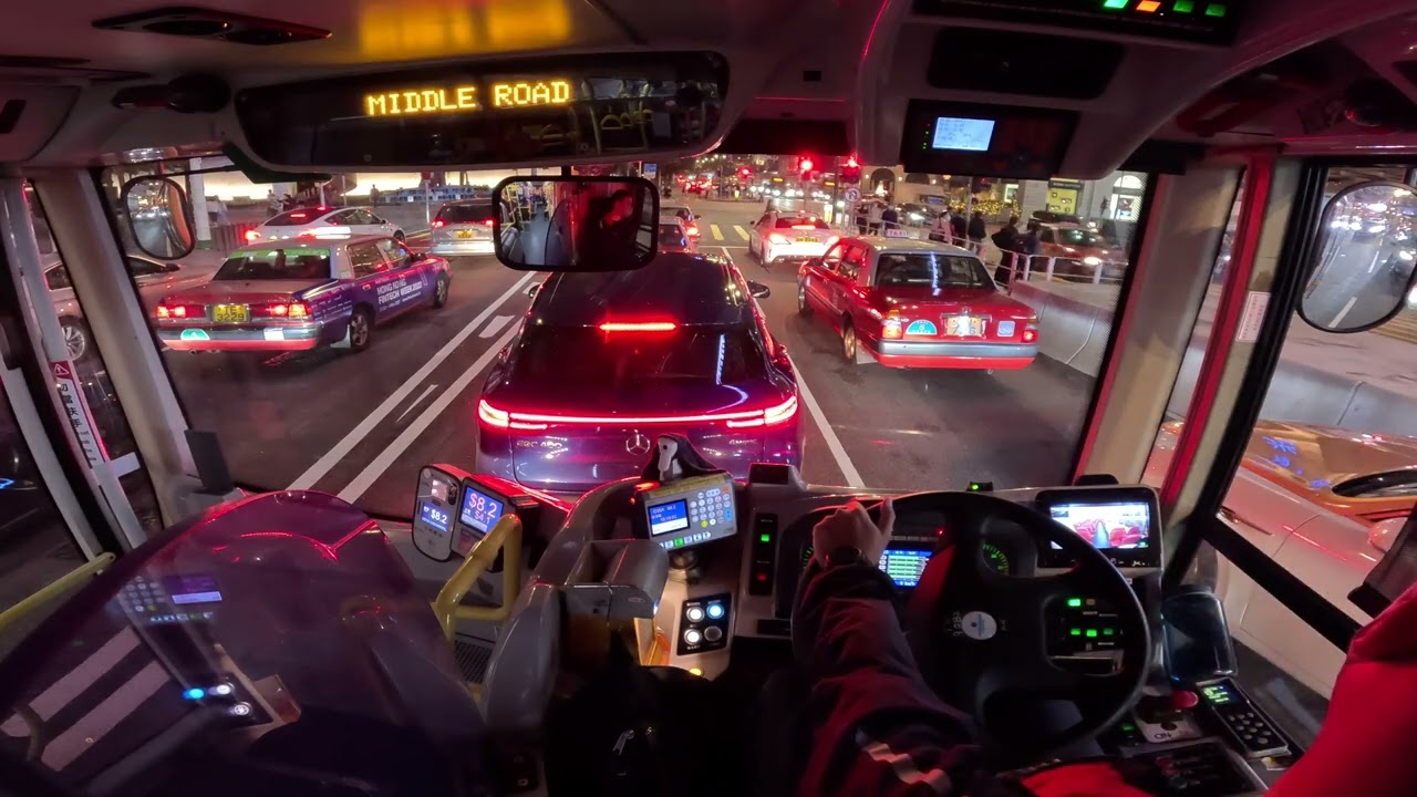KMB 35A TR9082 尖沙咀東 往 安蔭 /// Tsim Sha Tsui East To On Yam