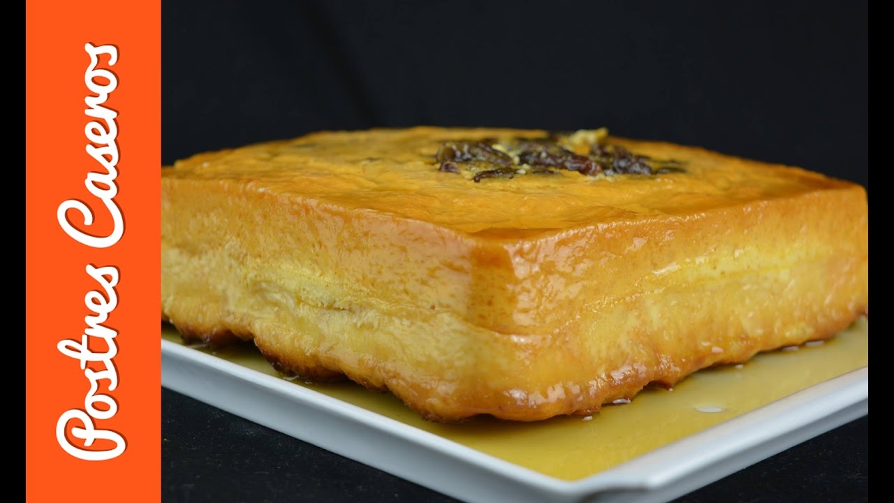 Pudin de pan con pasas y ron | Javier Romero