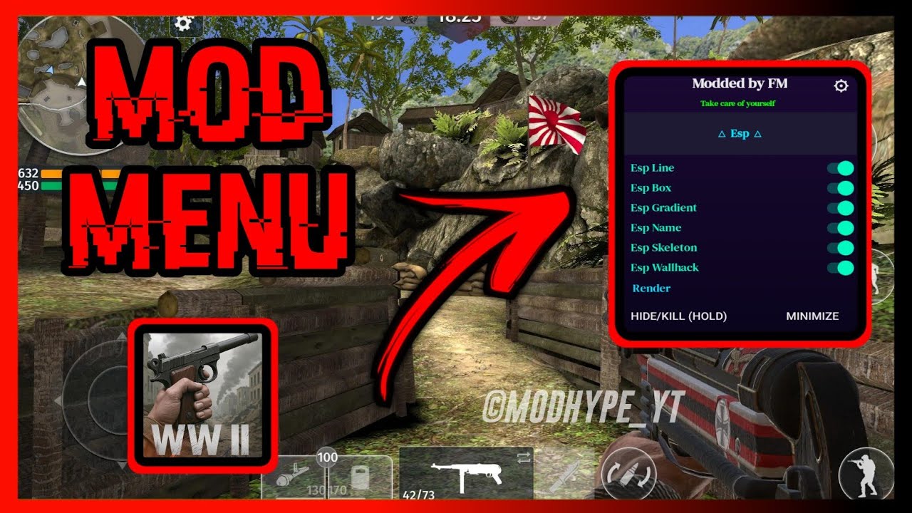 NEW UPDATE!! WORLD WAR 2 MOD MENU V4.85 20+ FEATURES 2025