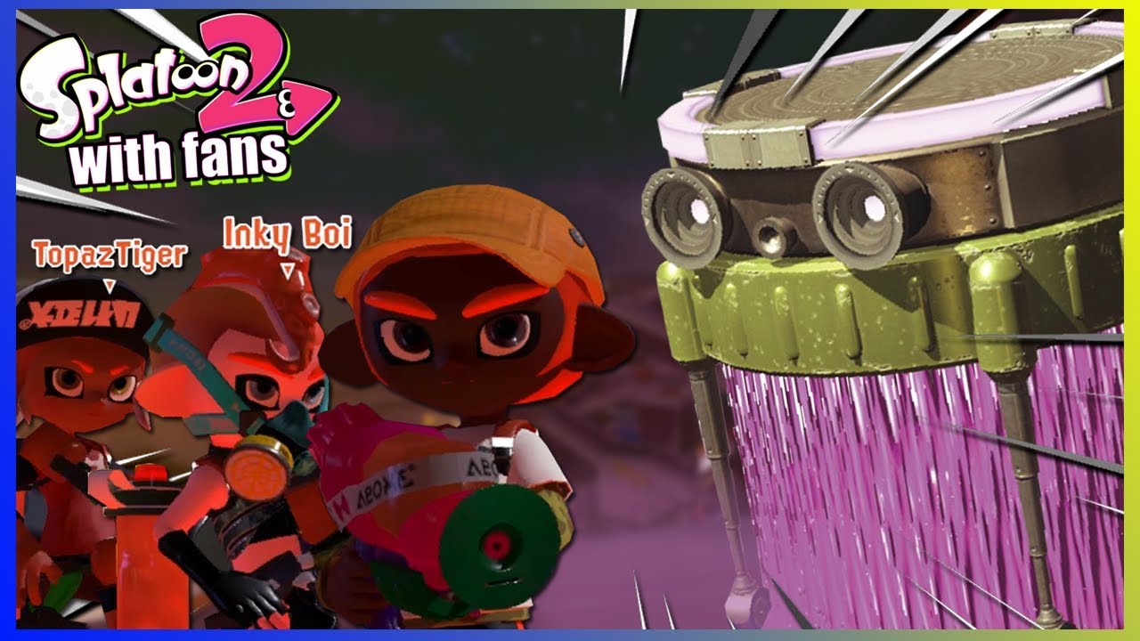 SWEEPER SEARCH (Splatoon 2 Funny Moments with Fans #12)