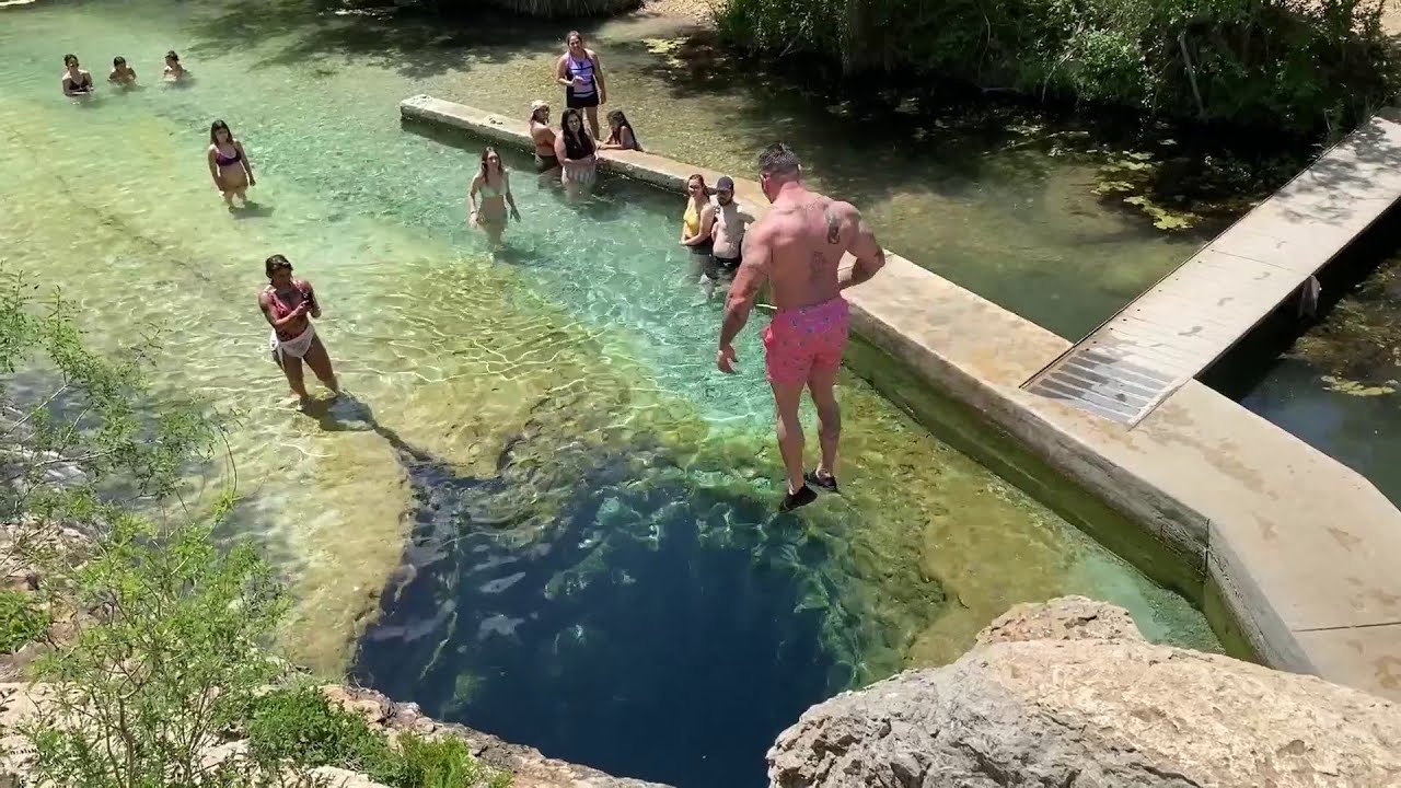 Before and after photos show dire conditions at popular Texas swimming hole Jacob&rsquo;s Well