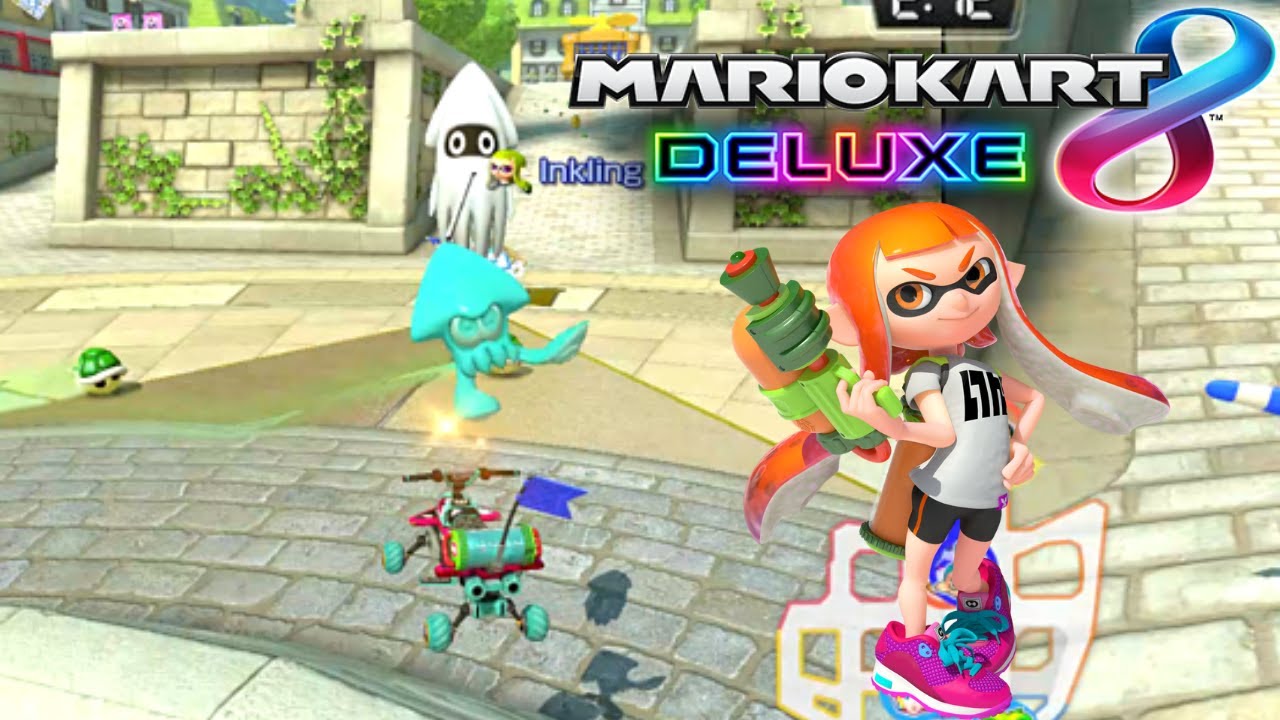 Mario Kart 8 Renegade Roundup as Inkling Boy and Girl (Get Bloopered!)