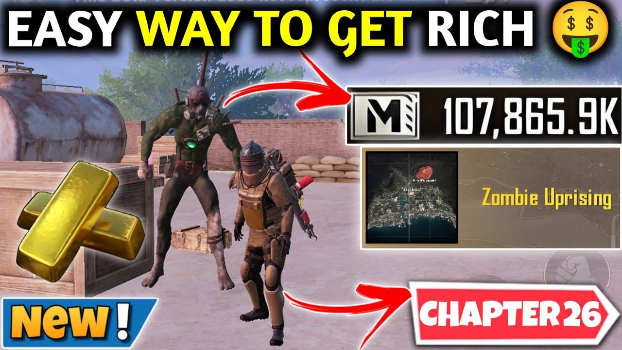 EASY WAY TO GET RICH 🤑 PUBG METRO ROYALE CHAPTER 26