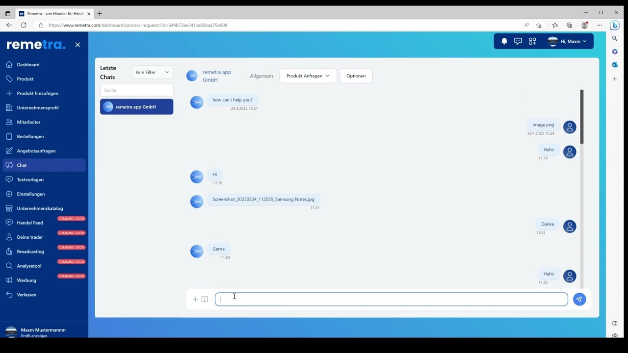 Tutorial DE - jetzt direkt mit dem Händler live kommunizieren und keinen Deal verpassen!